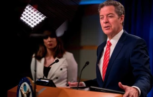 Former Ambassador at Large for International Religious Freedom Sam Brownback. Andrew Harnik via Getty Images